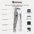 VL812S Deep Pocket Motorcycle Leather Chaps infographic