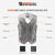 VL901S Vance Leather Men's Basic Leather Plain-Side Vest infographic