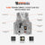 VL906 Premium Cowhide Leather Plain Side Buffalo Nickel Vest infographic
