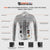 VL510 Vance Leathers' Men's Top Performer Motorcycle Leather Jacket with Double Conceal Carry Pockets infographic