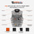 VL904 Vance Leather Men's Premium Leather 'Commando' Tactical Style Vest infographic