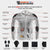 HMM532 Vance Leathers' Men's Commuter Cafe Racer Motorcycle Leather Jacket with Armor infographic